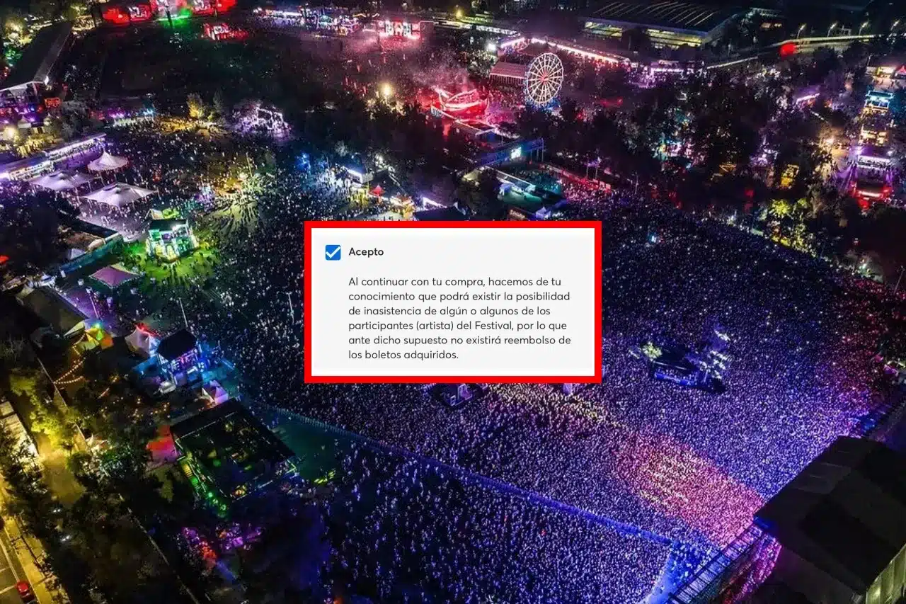 Ticketmaster no te reembolsará nada si un artista falta en un festival