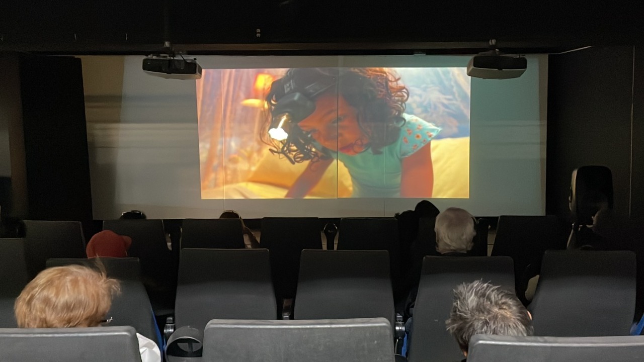 Cine en el metro
