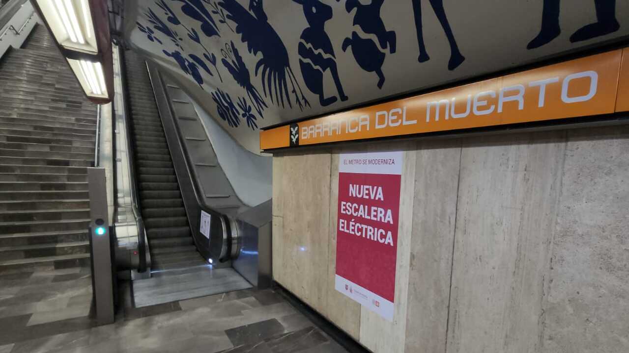 Escaleras del metro