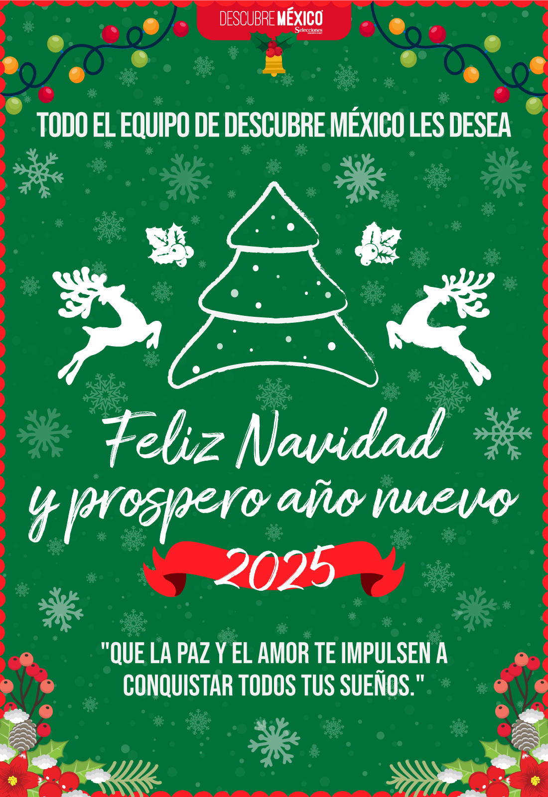 gráfico de navidad y año nuevo 2025