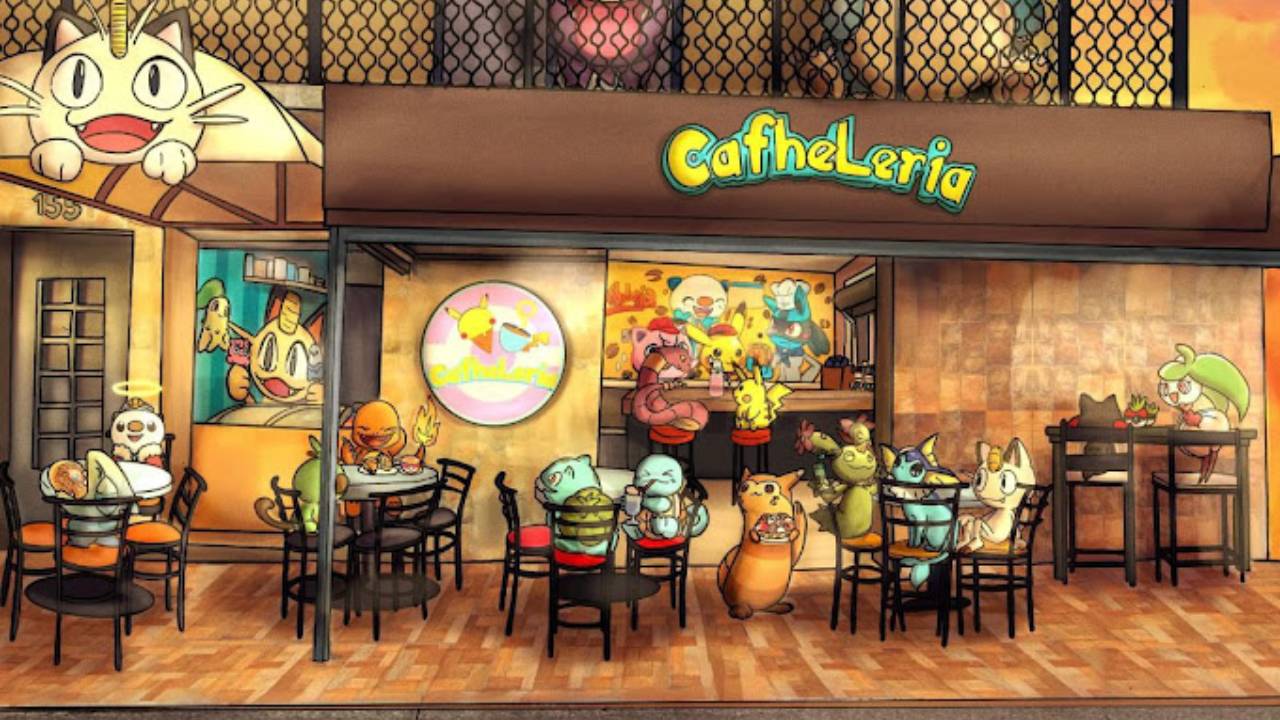 cafeterías pokemon