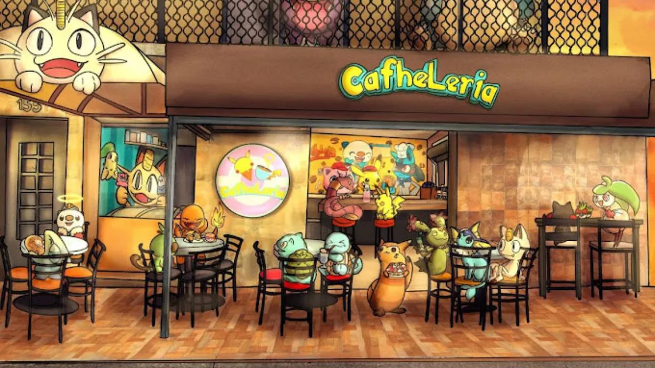 cafeterías pokemon
