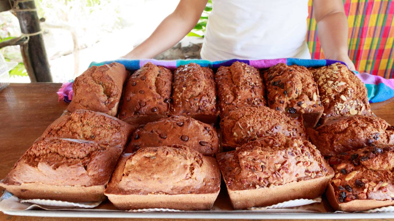 pan de plátano de Nayarit