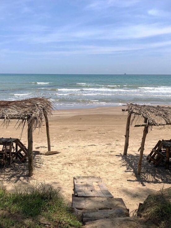 Playa de Tuxpan en Veracruz. Foto Instagram