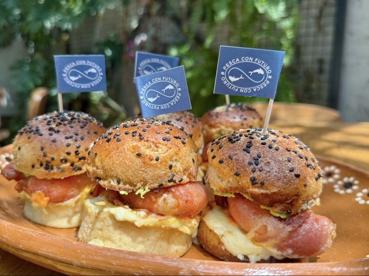 Hamburguesas de frutos del mar. COMEPESCA.