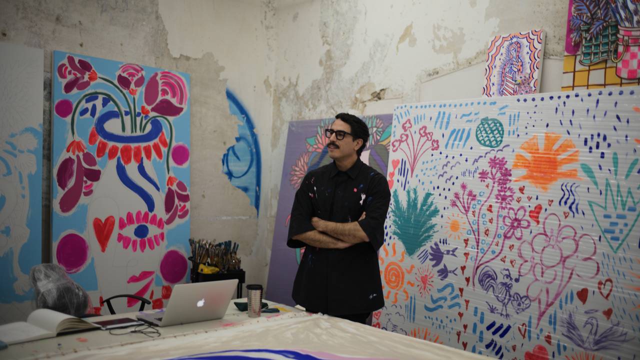 Claudio Limón, el artista jalisciense que lleva su talento a otras latitudes. Foto: Alex Roa.
