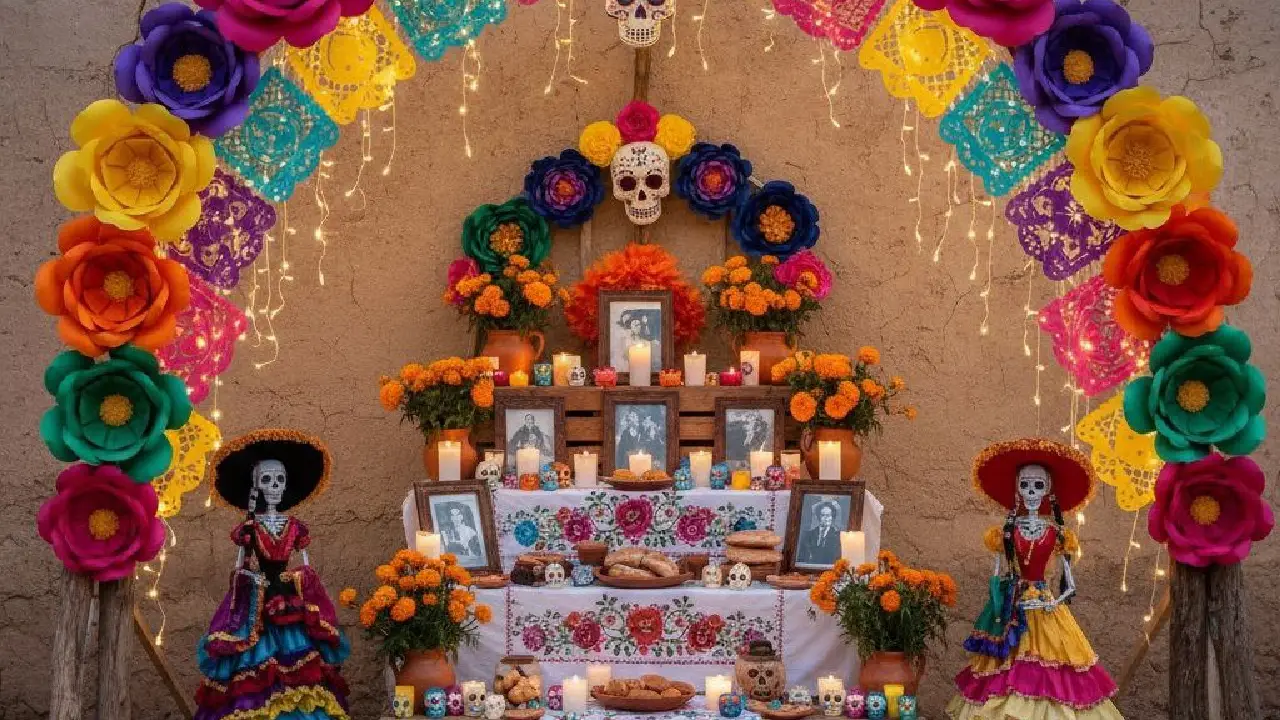 Su flama cálida simboliza la fe y el amor, y al encenderlas, las familias abren el camino luminoso por donde las almas regresan al hogar.