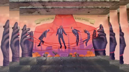 Mural de My Chemical Romance en CDMX: homenaje al Black Parade
