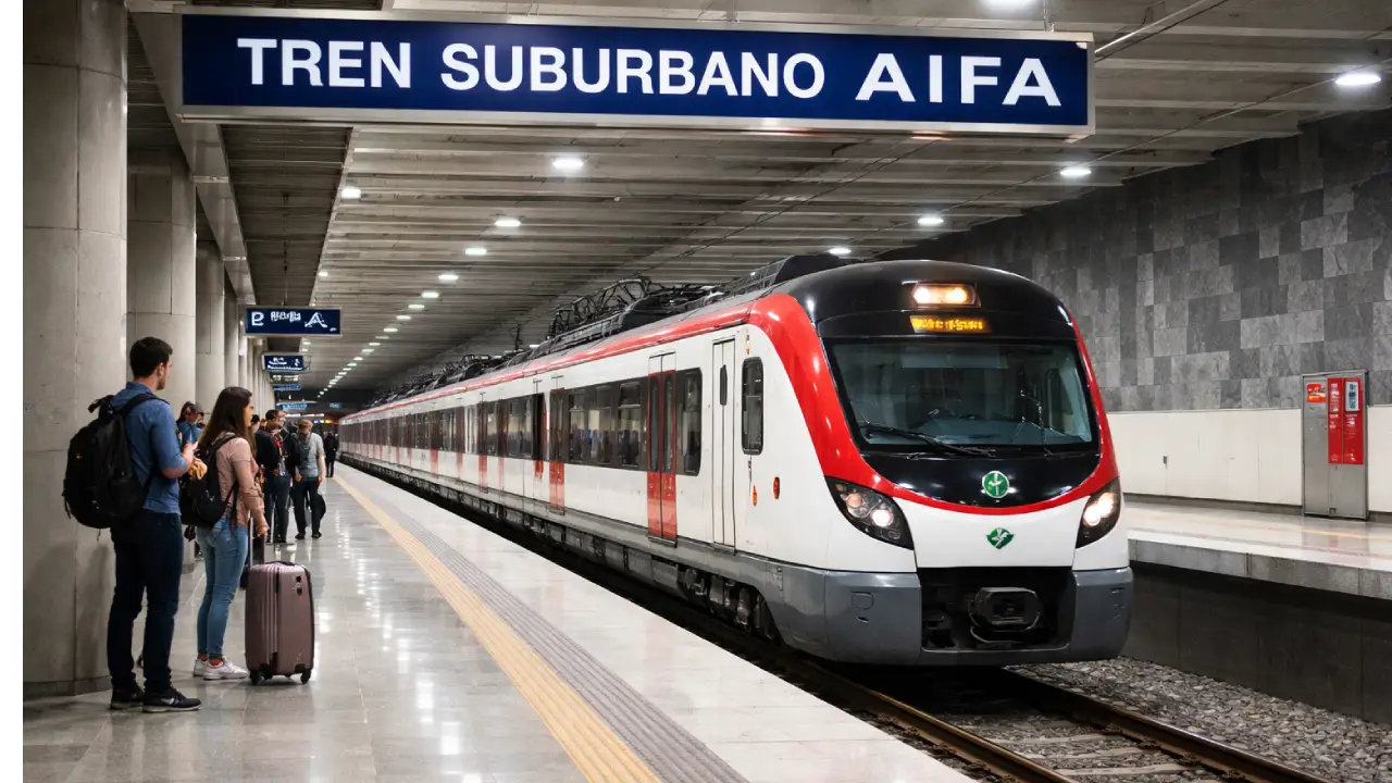 Tren Suburbano al AIFA estará listo antes de Semana Santa
