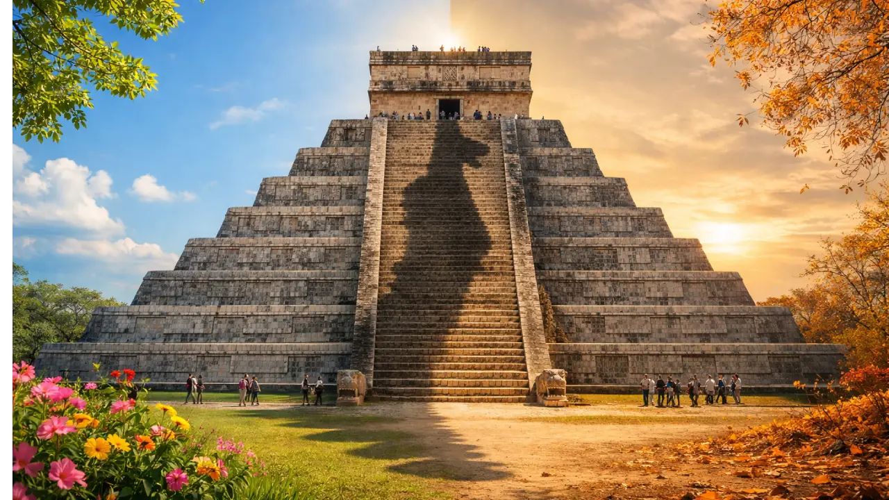 La sombra de Kukulkán: cuándo volver a verla en Chichén Itzá