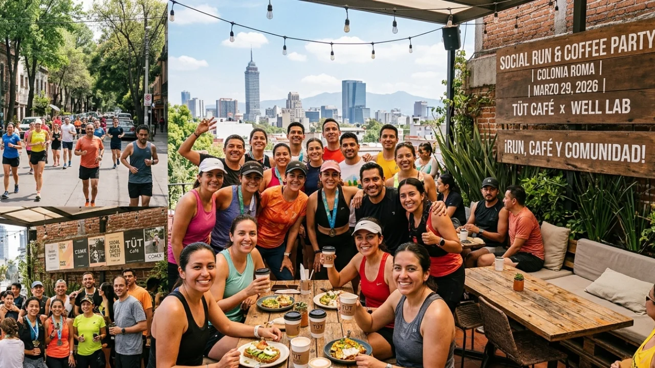 Run, café y comunidad: así será el Social Run & Coffee Party en la Roma