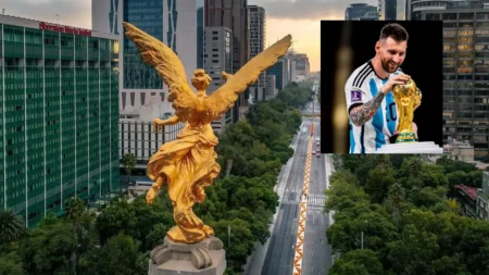 Reforma tendrá figuras gigantes de futbolistas por el Mundial