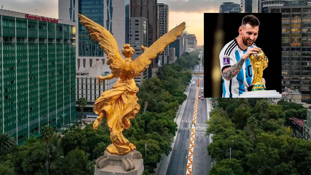 Reforma tendrá figuras gigantes de futbolistas por el Mundial