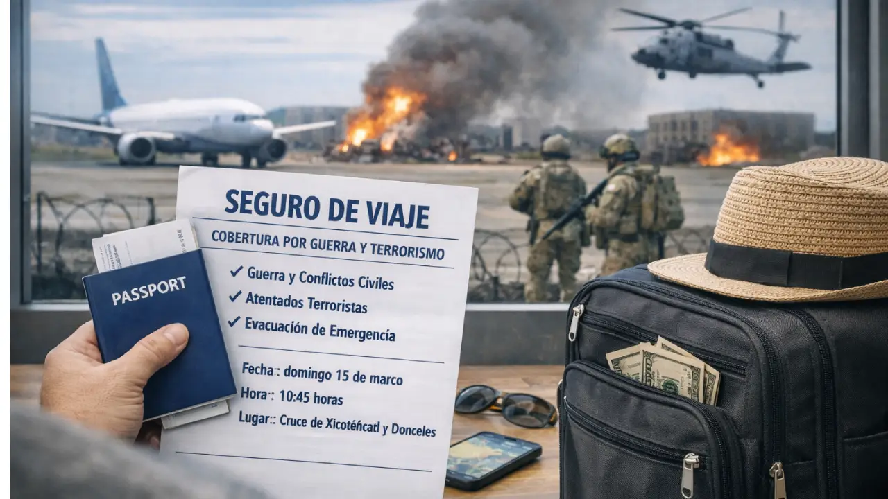 ¿El seguro de viaje cubre actos de guerra? lo que debes saber