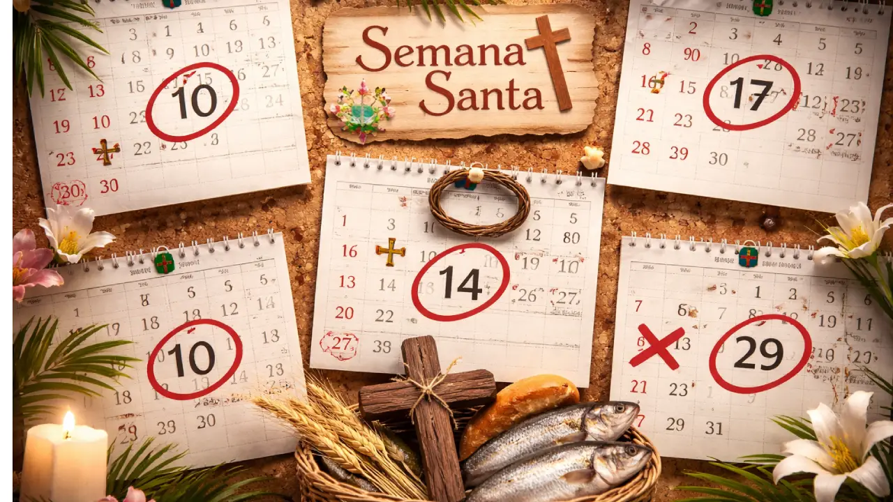 ¿Por qué la Semana Santa cambia cada año de fecha?