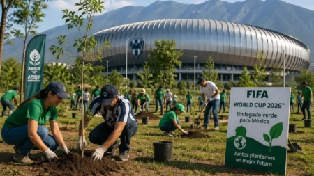 La FIFA anunció una estrategia de reforestación a gran escala como parte de su plan de sostenibilidad rumbo al torneo.