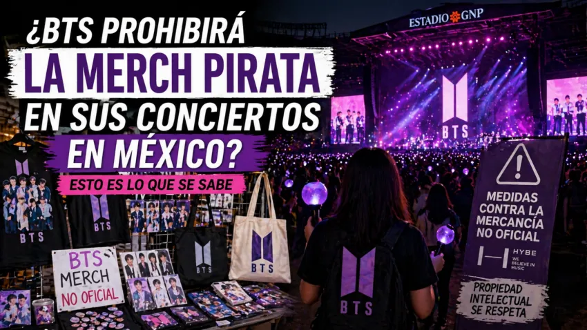 ¿BTS prohibirá la merch pirata en México? Esto es lo que se sabe