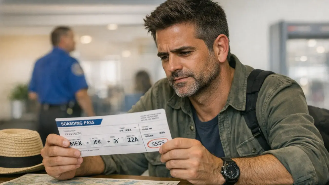 Boleto de avión con código SSSS: qué significa y cómo actuar en el aeropuerto