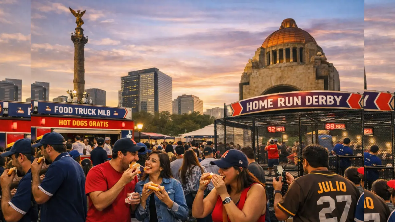 Fiesta de la MLB en CDMX: hot dogs gratis y túnel inmersivo