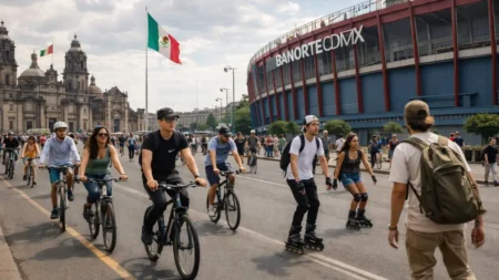 Gran rodada Tenochtitlán: del Zócalo al Estadio Banorte