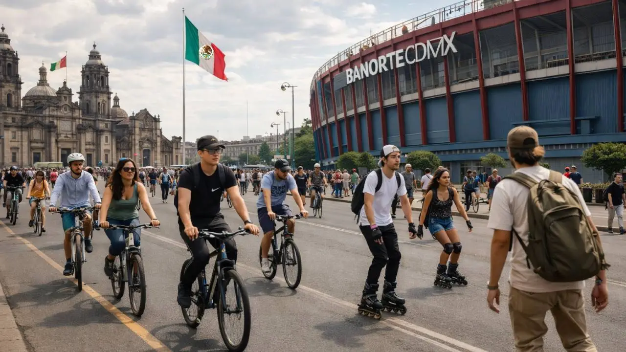 Gran rodada Tenochtitlán: del Zócalo al Estadio Banorte