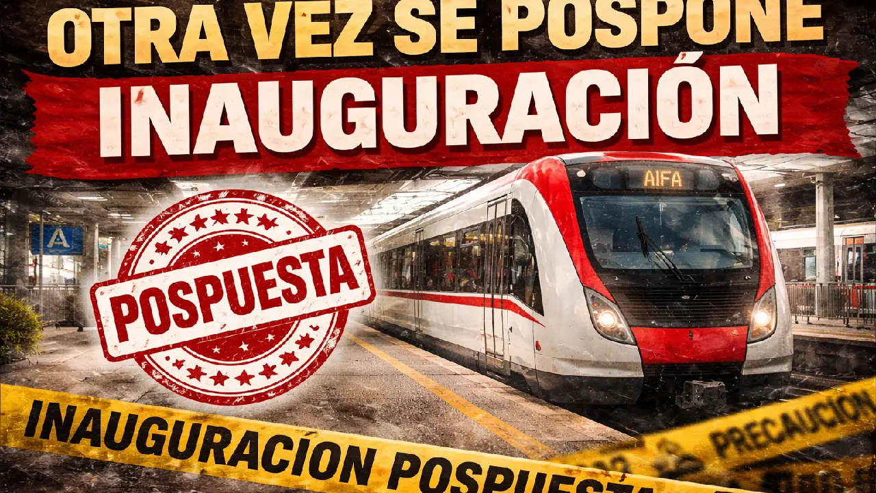 Se retrasa el tren al AIFA: no llega a Semana Santa, pero sí al Mundial