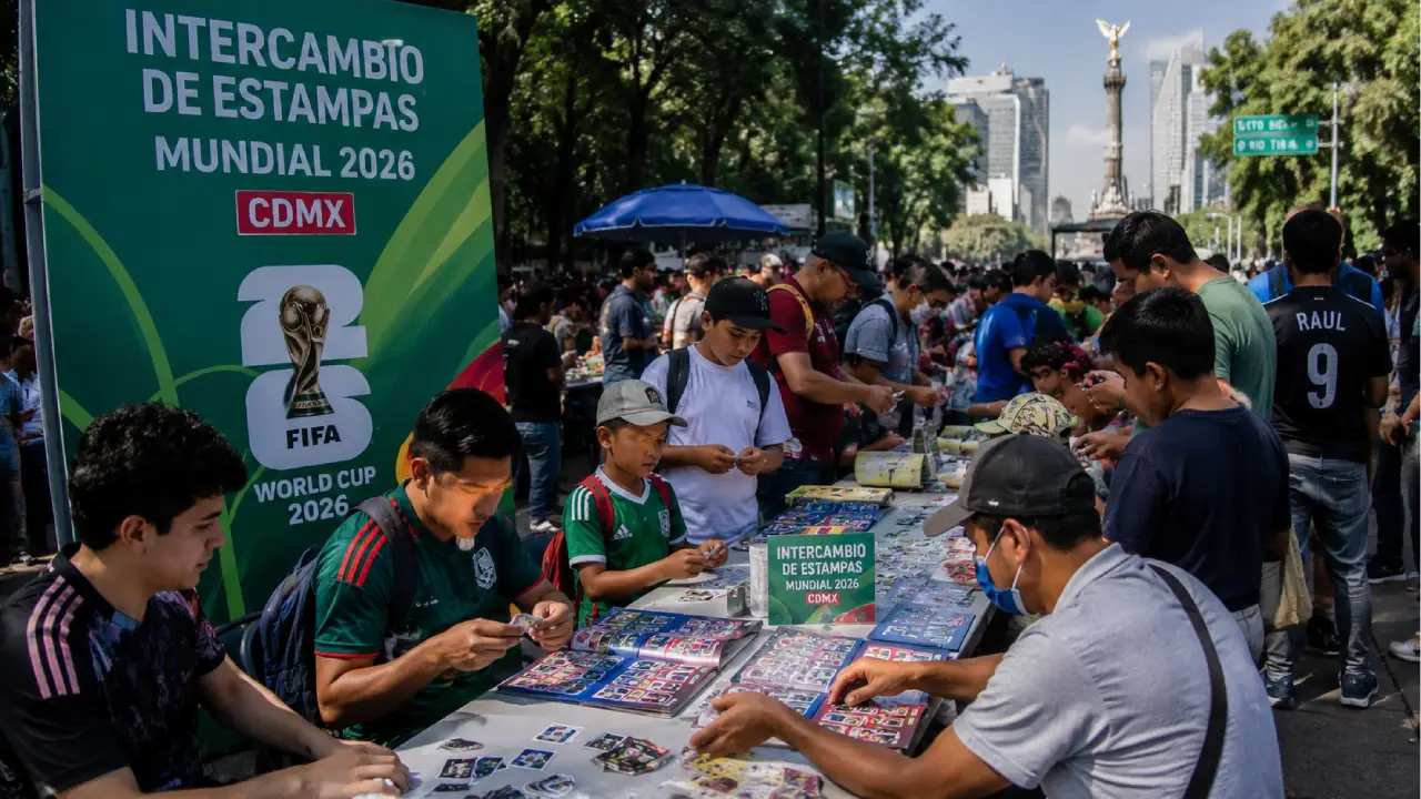 Intercambio de estampas del Mundial 2026 en CDMX: sedes y horarios