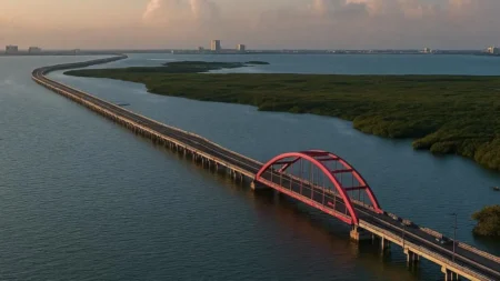 Puente Nichupté en Cancún: segunda obra más larga de Latinoamérica