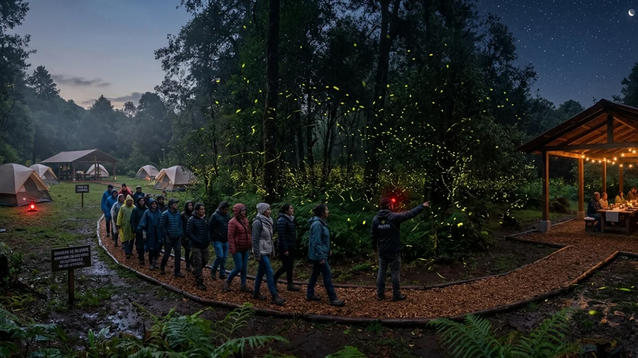 Temporada de luciérnagas en Puebla: Alpinia prepara caminatas nocturnas