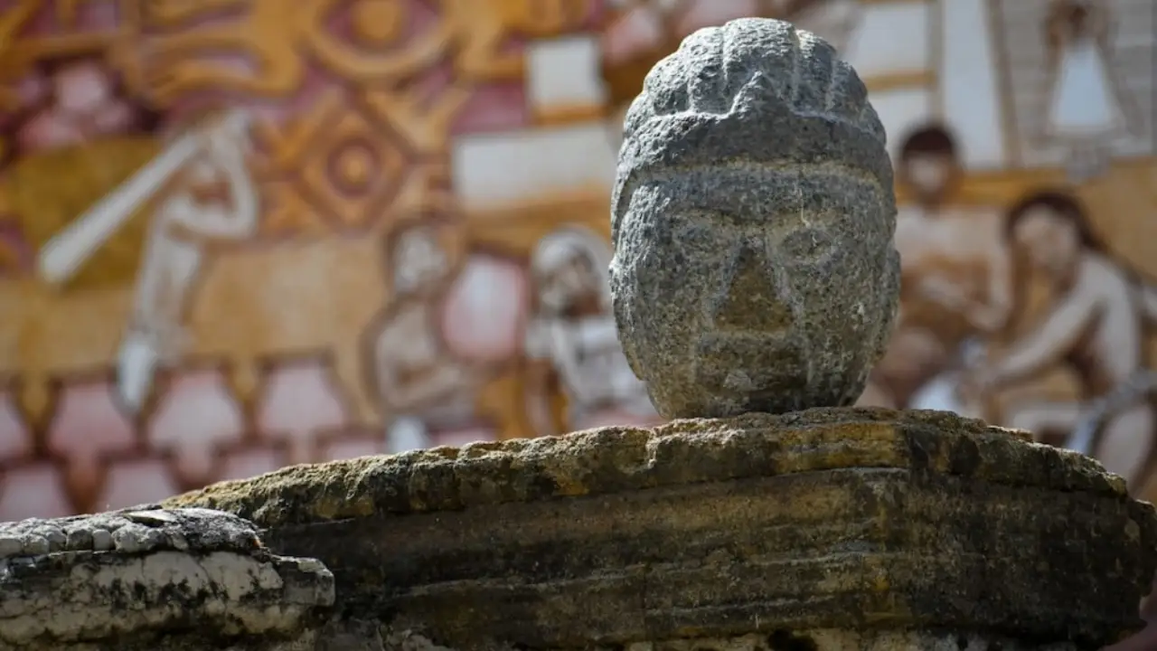 Recuperan una cabeza del Dios del Maíz en Tlaxcala