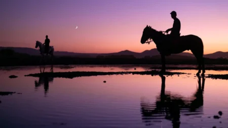 cabalga Luna Azul