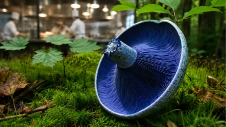 Hongo azul: el tesoro silvestre que pinta de añil la cocina mexicana
