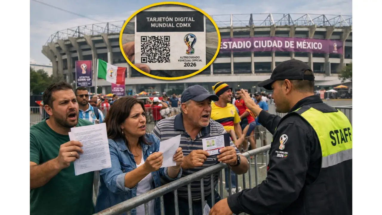 Si circulas y vives cerca del Estadio Ciudad de México, necesitarás el Tarjetón Digital