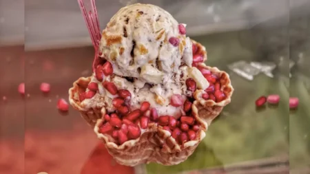 Helado de chile en nogada: el sabor poblano que sorprende en Atlixco