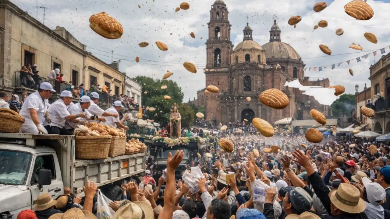 Lluvia de Pan: la tradición que llena de sabor las calles de México