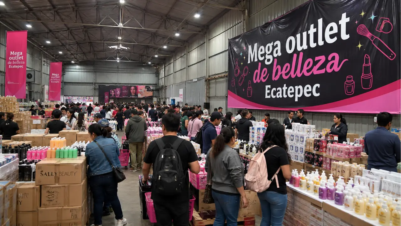 Mega outlet de belleza 2026: descuentos imperdibles en Ecatepec